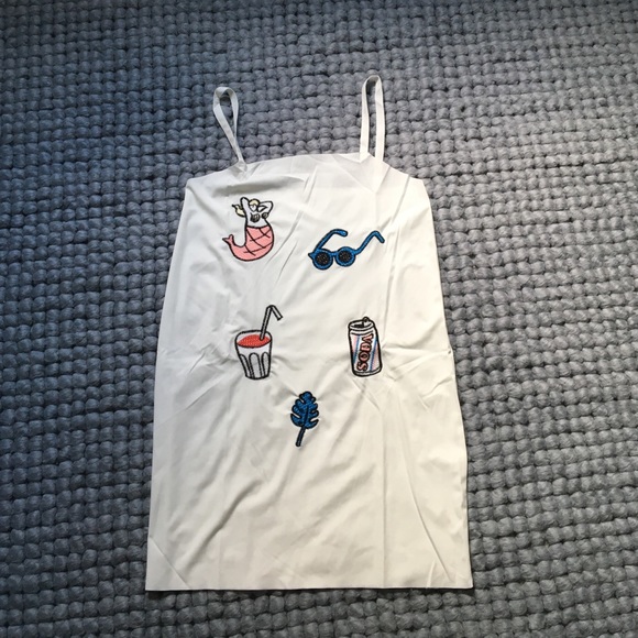 NEW dress with patches