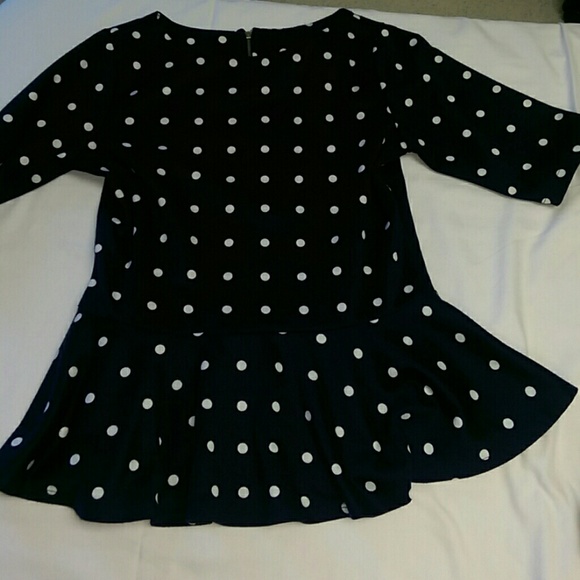 Madewell 3/4 sleeve peplum top!
