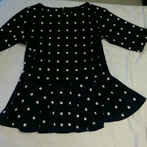 Madewell 3/4 sleeve peplum top!