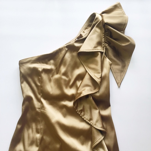 Calvin Klein One-Shoulder Cocktail Dress - Picture 2 of 5