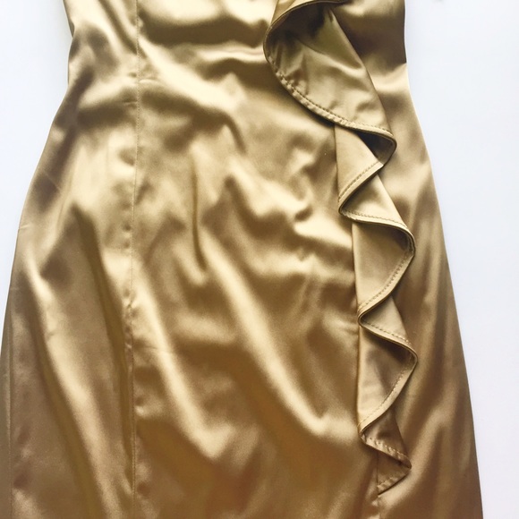 Calvin Klein One-Shoulder Cocktail Dress - Picture 3 of 5