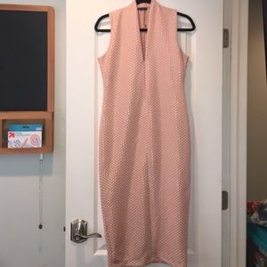 Zara Textured Midi Dress