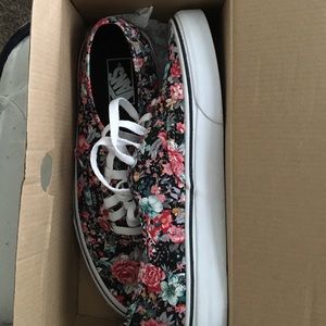 Floral print Vans