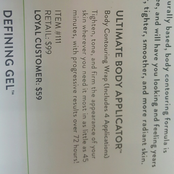 Itworks wraps - Picture 2 of 2