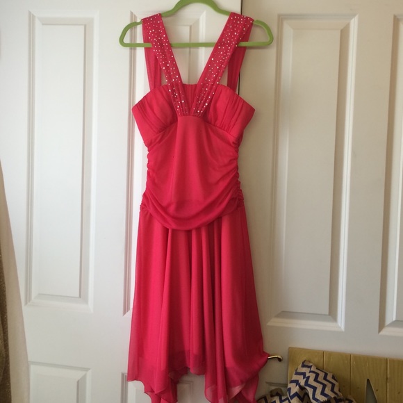 Pink cocktail dress size large