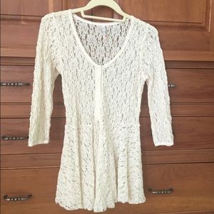 Free people hardly worn flattering blouse