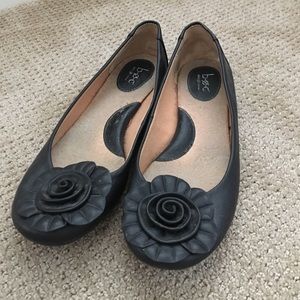 Born black ballet flats