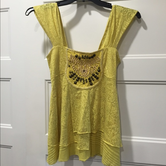 Free people embellished top