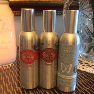 3 Scentsy room sprays