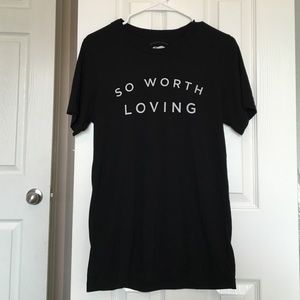 So Worth Loving Simply Said Unisex Tee & Sticker