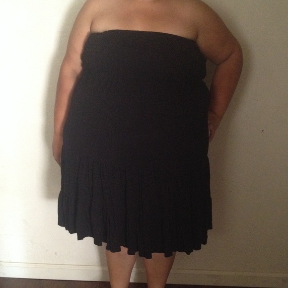 Lane Bryant Plus size black dress