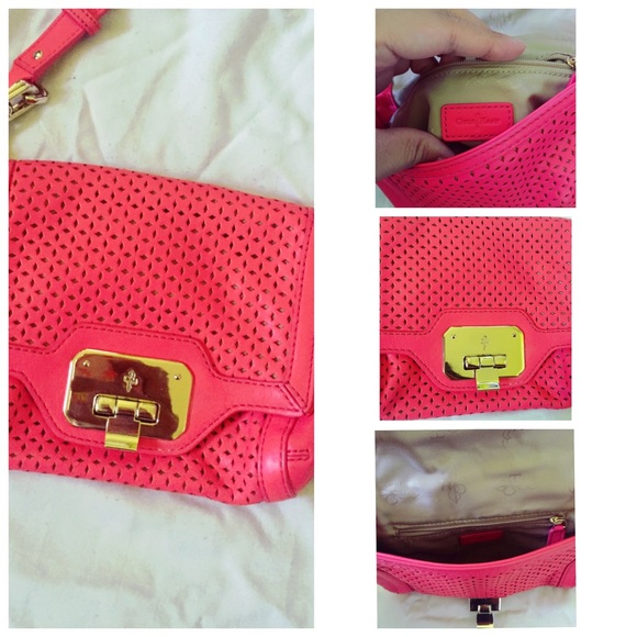 NWT Cole Haan Raspberry Pink Crossbody Bag