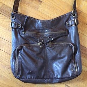 Mossimo - large crossbody dark brown bag 👜