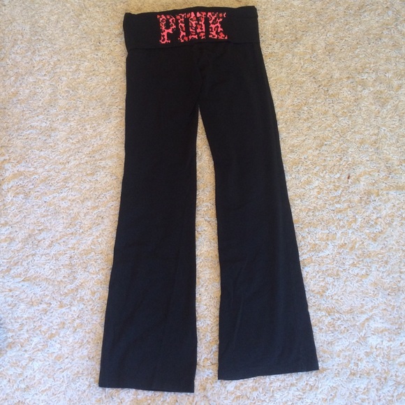 Black yoga pants from Pink