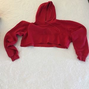 Vintage adidas crop sweat shirt
