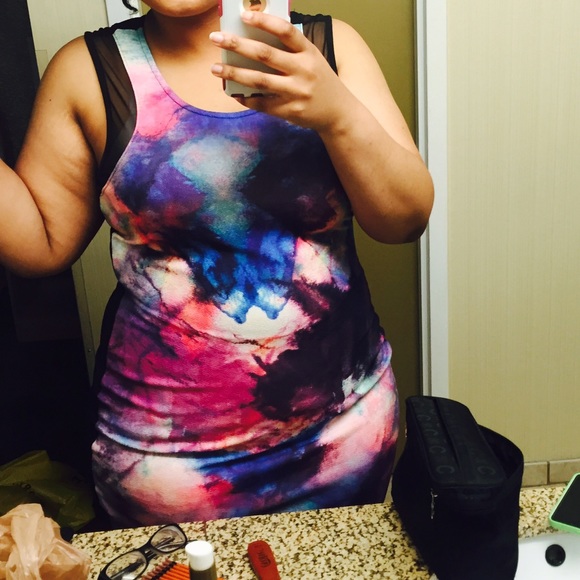 Galaxy print Forever 21+ dress