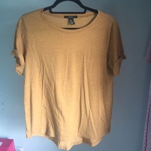 Forever 21 gold tee - M