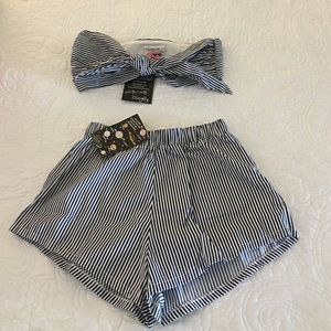 O'mighty short set xs new with tags
