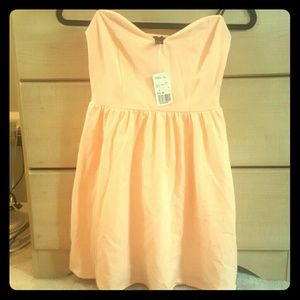 Peach cotton dress