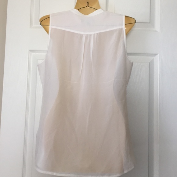 Banana Republic white blouse tank - Picture 2 of 3