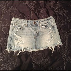 American eagle Jean mini skirt