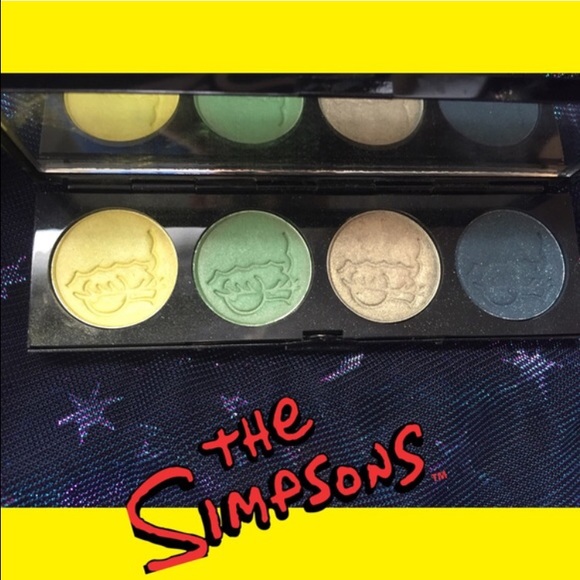 L.E. MAC Simpsons Green Eyeshadow Quad