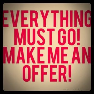 Open to offers!! Everything must go!!