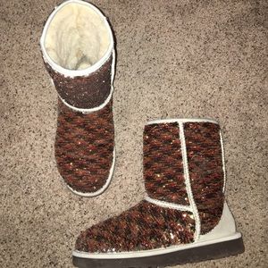 Sequin Ugg Boots