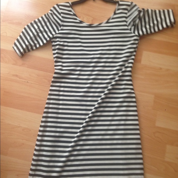 New velvet torch dress ,stripe dress size L