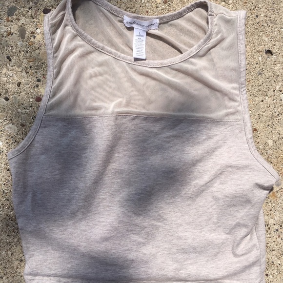 Forever 21 Mesh Crop Top