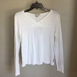 Royal Robbins White/Ivory Long Sleeve Tee