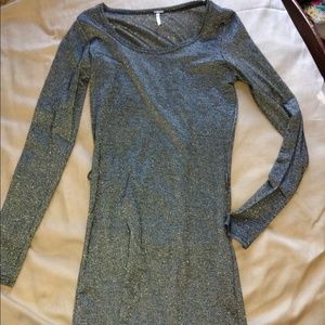 Sparkly gray dress