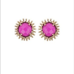 Kendra Scott Magenta Carly Earrings. Worn once.
