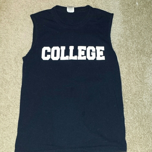 College tank top