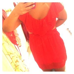 Red Sun Dress