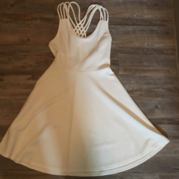 White Strappy dress