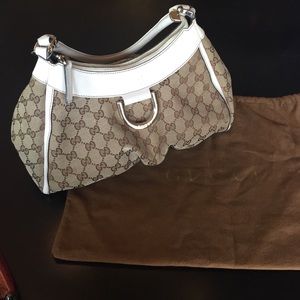 Gucci handbag with original duster, gently used