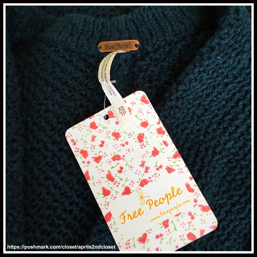 FREE PEOPLE SHARK BITE HEM CARDIGAN DRAPED CARDI - Picture 5 of 8