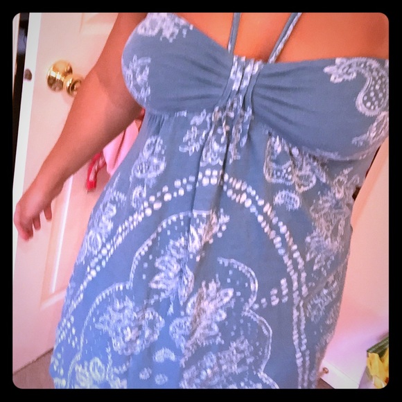 Blue soft sundress