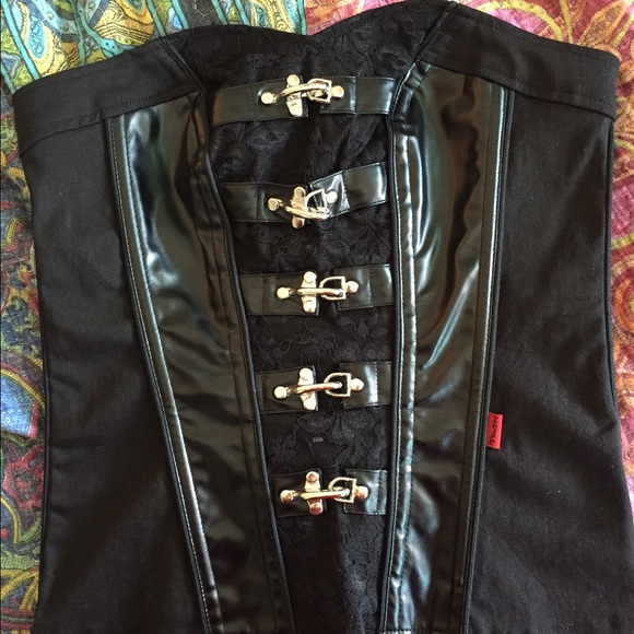 SOLD Tripp Clothing Goth Corset/Bustier Top