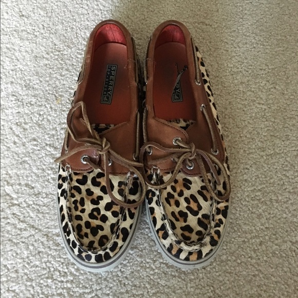 Women's Cheetah Print Sperrys