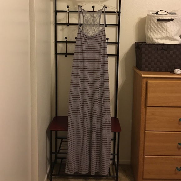 Striped maxi dress