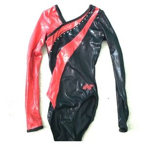 Alpha Factor Girls Gymnastics Competition Leotard