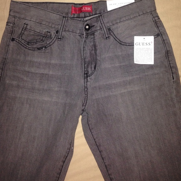 Men guess grey jeans