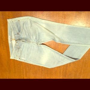 J Brand light blue wash skinny jeans