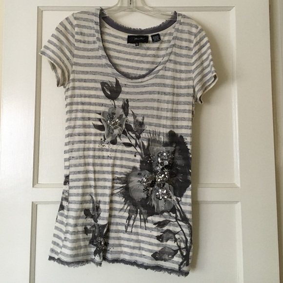 Miss me striped shirt