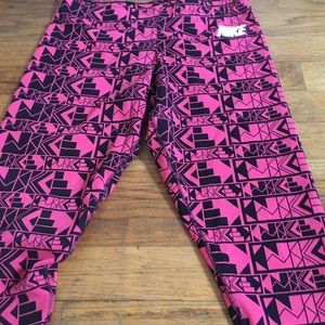 Red Nike leggings