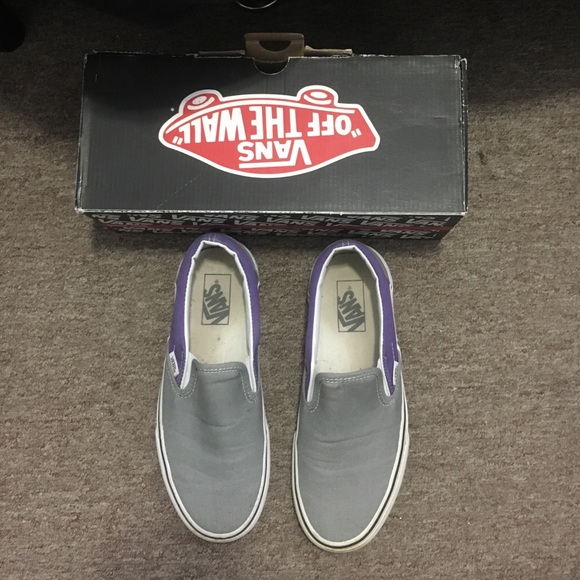 Gray & Purple Vans