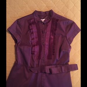 Burgundy merona party dress size 8. Fully lined.