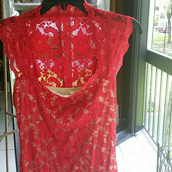 Red Robert duckey dress - Picture 3 of 4